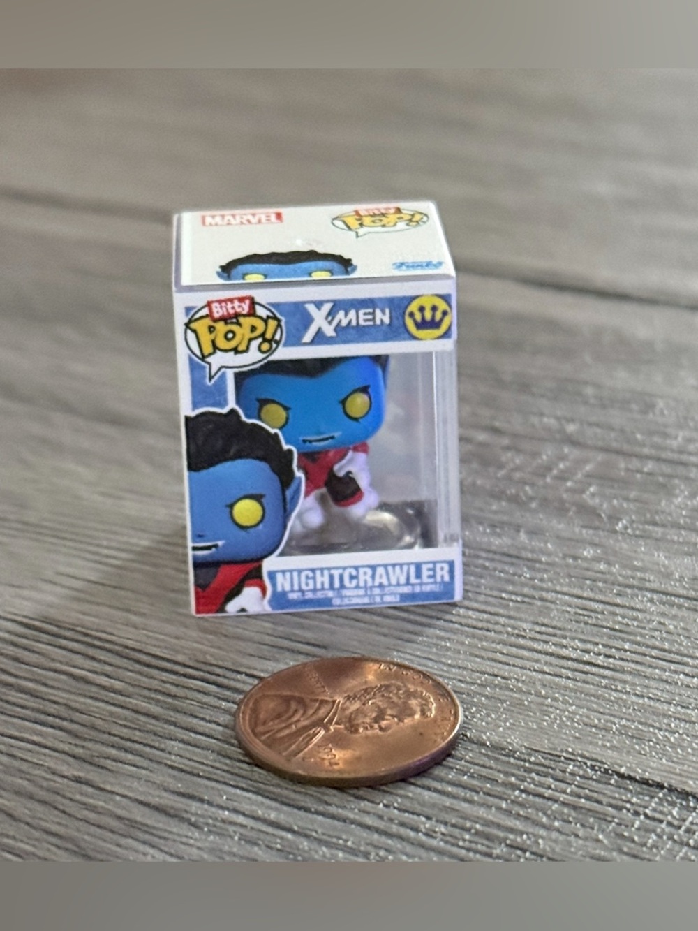 BITTY Nightcrawler 1" Funko Pop X-Men Marvel Comics Books Mutants '97 Disney MCU